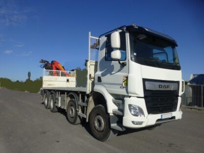 Camion DAF CF 530 FAD 8X4 Plateau Grue AR – Image 3