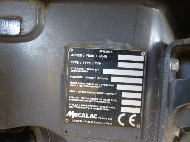 Pelle sur pneus MECALAC 12 MTX -2018- – Image 10
